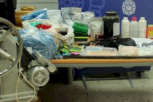 Tres detinguts per crear un laboratori de MDMA a València