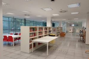 Finalitzen les obres de millora de la biblioteca municipal Martí i Gadea del barri de Na Rovella