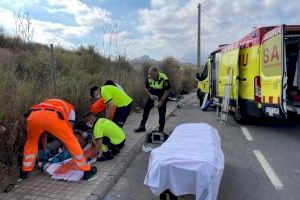 Amputan la pierna a un motorista tras ser arrollado por un conductor drogado en Mutxamel