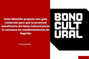 Mouriño (PSPV) propone una guía comercial para que jóvenes beneficiarios del Bono Cultural Joven lo consuman en establecimientos de Segorbe