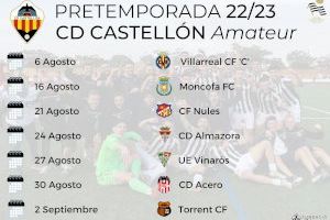 El Amateur del CD Castellón anuncia su pretemporada 2022/23