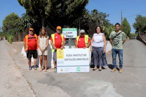 El Consell Agrari señaliza 68 caminos rurales de Bonilles, Ponera, Pere Gil, Tres Barrancos, Romeu y Font de Ribera
