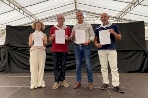 La Pobla de Vallbona y Miño firman un compromiso de hermanamiento de los municipios
