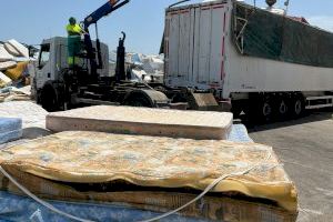 Santa Pola recicla 45 mil colchones con una tecnología vanguardista que recicla para otros usos el 100% de los elementos del colchón