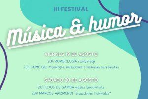 Oropesa del Mar se prepara para acoger la tercera edición del festival Música & Humor
