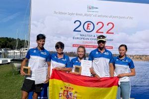 Top ten para Inés Alcañiz y Alberto Antón en el Campeonato de Europa Juvenil de la clase europe en Alemania