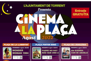 ‘Cinema a la plaça’ prolonga su programación hasta el primer fin de semana de septiembre