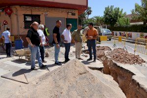 Vila-real avanza en la modernización de la red de agua potable con la mejora del anillo de conexiones en la calle Cordón