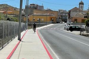 La Generalitat ha invertido en la provincia de Alicante más de 16 millones de euros para crear una red ciclopeatonal de 59 kilómetros
