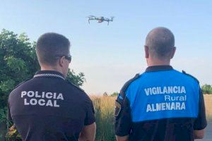La Guarderia Rural s'incorpora al servei de vigilància amb dron del terme municipal d'Almenara