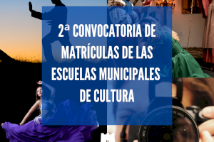 2ª convocatoria de matrículas de las escuelas municipales de cultura de Torrevieja