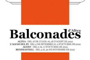 Mañana llega a l’Alfàs del Pi una nueva edición de la exposición ‘Balconades’