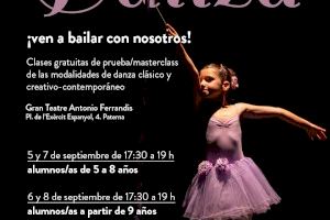 La Escuela Municipal de Danza de Paterna ofrece masterclass gratuitas para fomentar y dar a conocer esta disciplina