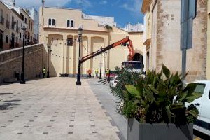 Oliva inicia les obres de remodelació de la plaça sant roc per a recuperar la seva essència històrica i social
