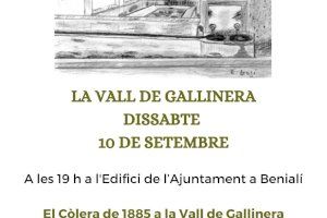 La Vall de Gallinera presenta  un nou estudi sobre el còlera de 1885