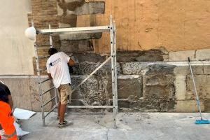 La Diputación de Castellón repara la fachada de la iglesia de San Vicente Ferrer