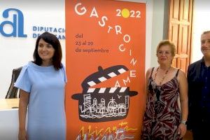 La Diputación de Alicante acoge la presentación del último Premio Gastro Cinema, otorgado a la chef Mª Carmen Vélez