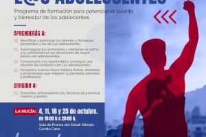 La formación gratuita MVP EXPERIENCE “Conviértete en referente para l@s adolescentes” en La Nucía