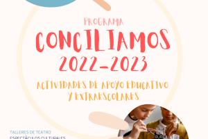 San Antonio de Benagéber lanza el programa “Conciliamos” 2022-2023 con actividades de apoyo educativo y extraescolares