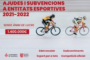El Ayuntamiento de València convoca las subvenciones a los proyectos deportivos de entidades sin ánimo de lucro