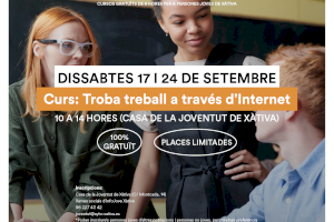 Curso gratuito sobre herramientas tecnológicas para la empleabilidad dirigido a la gente joven de Xàtiva