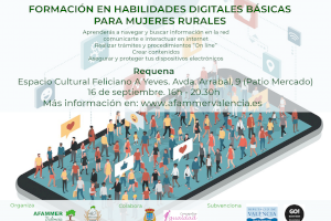 AFAMMER Valencia programa en Requena sus sesiones del curso de habilidades digitales básicas
