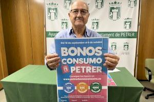 Los Bonos Consumo Petrer reservan 30.000 € para personas mayores que podrán conseguir presencialmente los días 21 y 27 de septiembre