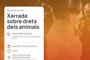 Compromís per Paiporta organitza una xarrada sobre els drets dels animals