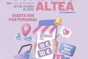 Altea celebra l'èxit de la campanya dels Bons Consum que ha repartit més de 124.000 €