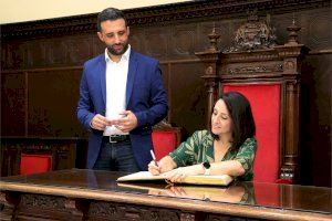 El Ayuntamiento de Sagunto recibe la visita de la Consellera de Política Territorial, Obras Públicas y Movilidad, Rebeca Torró