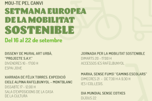 Rafelbunyol posa en marxa "Mou-te pel canvi" per a celebrar la Setmana Europea de la Mobilitat Urbana Sostenible