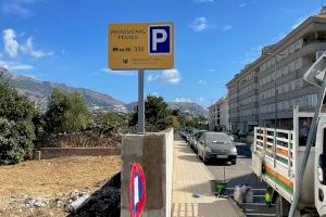 Altea habilita un aparcamiento de más de 300 plazas en Camí de l’Algar