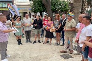 María Peláe congrega a unas dos mil personas en la fiesta por los  derechos LGTBI en la Rotonda del Parque Municipal