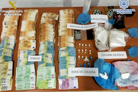 Desarticulados dos puntos de venta de cocaína en Cocentaina y Muro de Alcoy