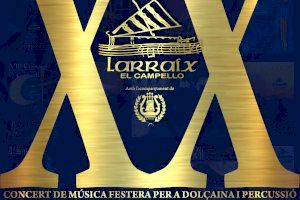 El domingo, concierto de música festera de la Colla Larraix