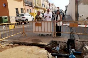 El Ayuntamiento de la Vall d’Uixó mejora la red de aguas de la calle Blasco Ibáñez con una inversión de 149.000 euros