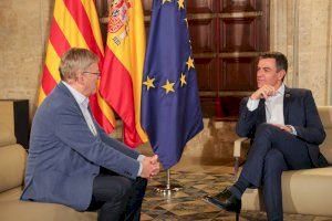 Ximo Puig se reúne con Pedro Sánchez para tratar los principales temas de la agenda valenciana