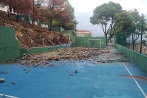 Las lluvias torrenciales dejan sin campo de fútbol a Torás