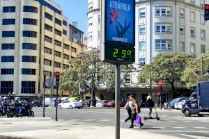 Temperaturas de 30ºC y alerta amarilla por viento este martes en la C. Valenciana