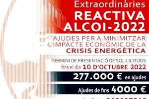Alcoy destina 277.000 euros en ayudas a pymes y autónomos para paliar los efectos de la crisis energética