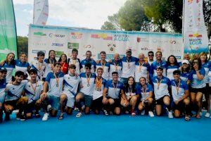 El Real Club Náutico campeón del medallero en el VIII Campeonato de España de Remo de mMar