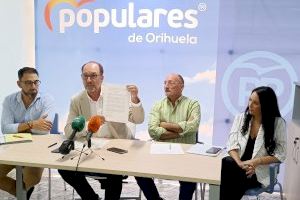 El Grupo Popular de Orihuela insta al equipo de gobierno a que invierta una parte de los remanentes en actuaciones urgentes