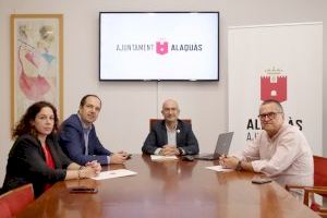 Alaquàs y Aldaia renuevan su convenio de colaboración para el mantenimiento de las zonas limítrofes de ambas poblaciones
