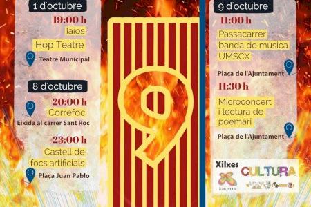 Xilxes celebrarà el 9 d'octubre amb una àmplia programació cultural de tres dies