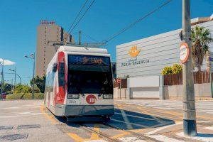 La Generalitat ofrece servicios especiales de tranvía a Feria Valencia para acudir a los eventos que se celebran del 4 al 7 de octubre