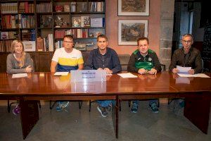 L’ajuntament de Morella signa els convenis de col·laboració amb el Morella FC i Els Ports FC