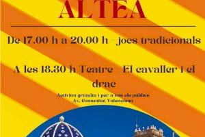 Altea organiza un teatro y juegos tradicionales para el 9 de octubre