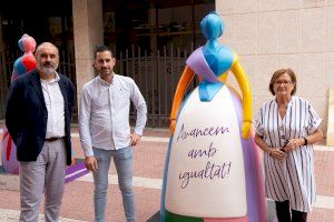 Las esculturas de ‘Valencianes per la Igualtat’ toman las calles de Mislata
