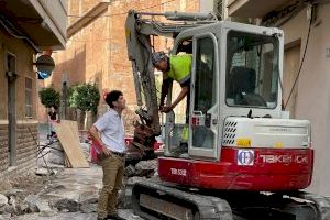 Betxí continúa mejorando el casco antiguo con la remodelación del Carrer Dolors y del Carrer Sant Josep