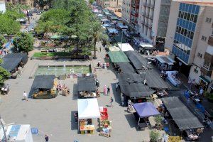 El mercado del miércoles en Sagunto se adelanta un día con motivo de la fiesta del 12 de Octubre